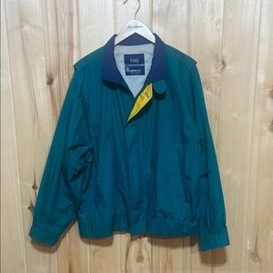 London Fog Men’s Teal Windbreaker Jacket‎ Size L